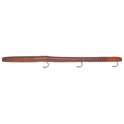 K & E Tackle Bass Stopper Rigged Worm Natural