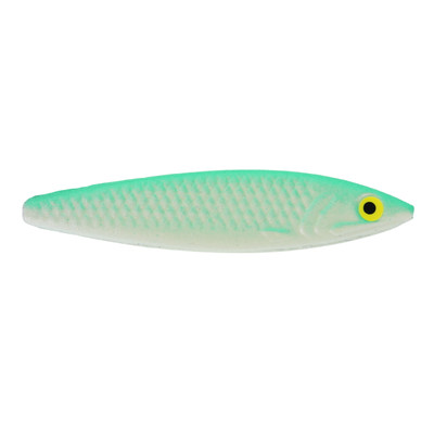 Buzz Bomb Zzinger Jigging Spoon Green Glow