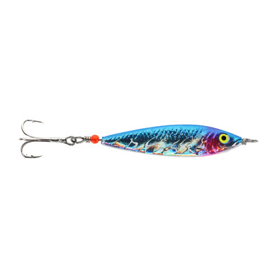 Buzz Bomb Spinnow Jigging Spoon Blue Holographic