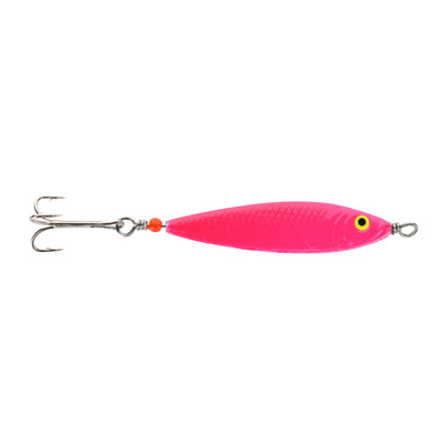 Buzz Bomb Spinnow Jigging Spoon Hot Pink
