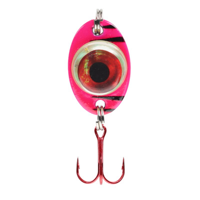 Fish Daddy Dirty Bomb Pink Tiger Spoon Blinking Red