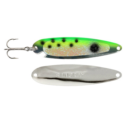 Michigan Stinger Stingray Spoon Exclusive Color - Glow Pickle Seed