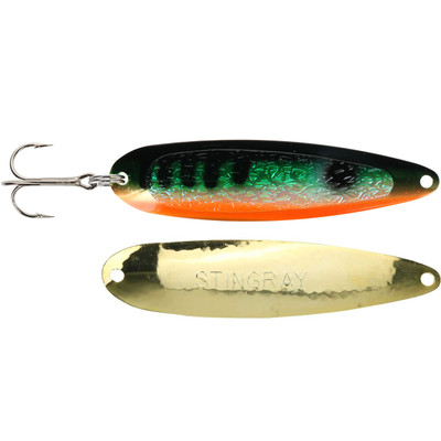 Michigan Stinger Stingray Spoon Exclusive Color - Gold Glow Perch