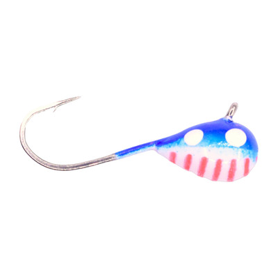 Kenders Tungsten D-Style Jig - Small Hook Freedom Glow
