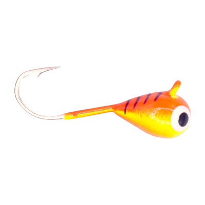 Kenders Tungsten D-Style Jig - Large Hook Tiger UV