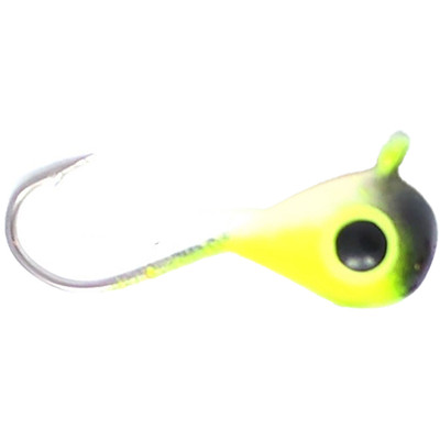 Widow Maker Lures Mega Dropper Jig Glow Chartreuse Black