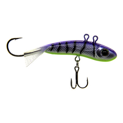 WalleyeX Kamikaze Jigging Bait Chrome Tiger