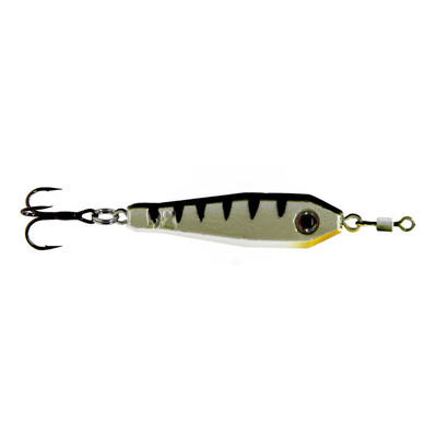 WalleyeX XSlab Jigging Spoon Green Perch