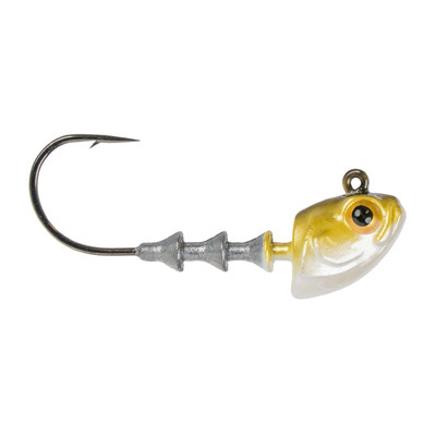 6th Sense Finesse Minnow Jighead - 2/0 Hook Gizzard Flash