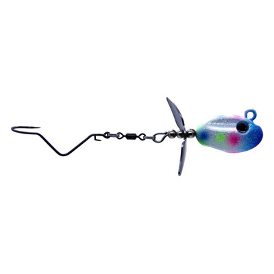 WalleyeX Depth Charge GT Spinner Rig Blue Wonder