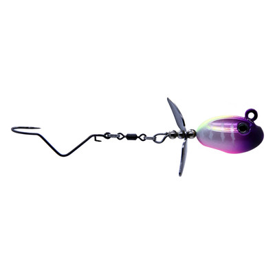 WalleyeX Depth Charge GT Spinner Rig Grape Ape