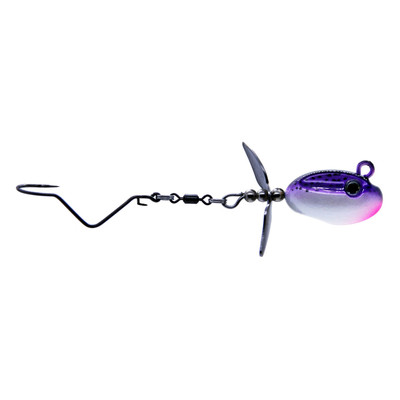 WalleyeX Depth Charge GT Spinner Rig Purple Leopard