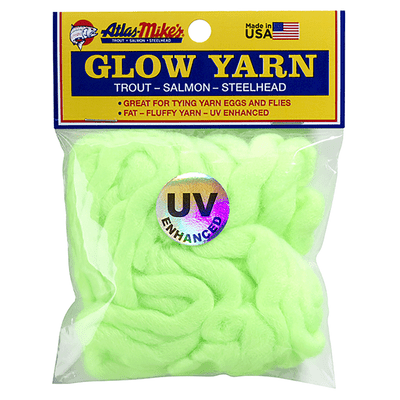 Atlas UV Glow Yarn Chartreuse