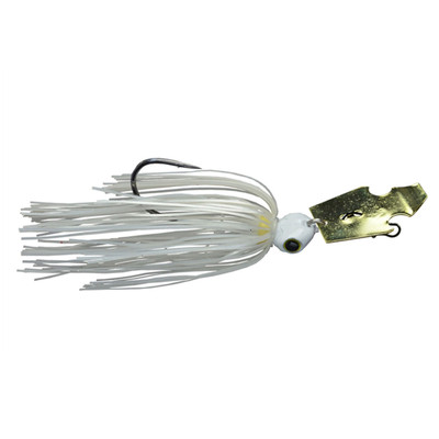 Picasso Lures Shock Blade Gen 2 Bladed Jig Gold Blade - White Pearl