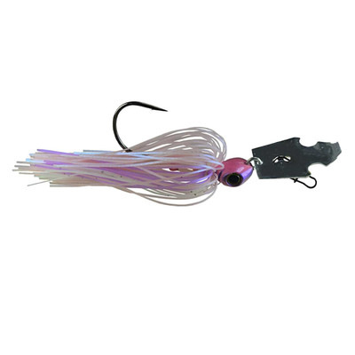 Picasso Lures Shock Blade Gen 2 Bladed Jig Nickel Blade - Hand Tied Morning Dawn