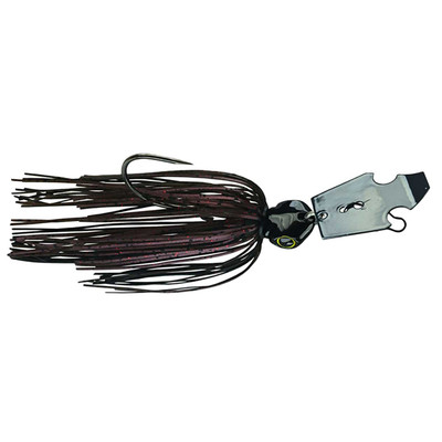 Picasso Lures Shock Blade Gen 2 Bladed Jig Black Blade - Black-Red Camo