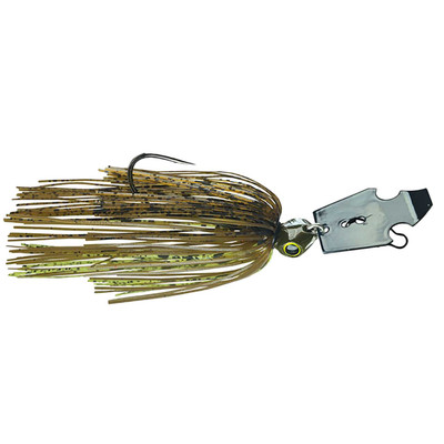 Picasso Lures Shock Blade Gen 2 Bladed Jig Black Blade - Green Pumpkin Chartreuse