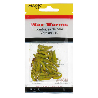 Magic Products Preserved Wax Worms Chartreuse
