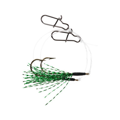 Fishing Addiction Gear Clip-On Flies Emerald