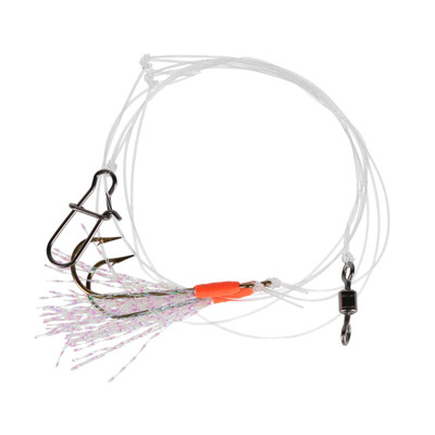 Fishing Addiction Gear Perch Fly Rig Holo Shiner
