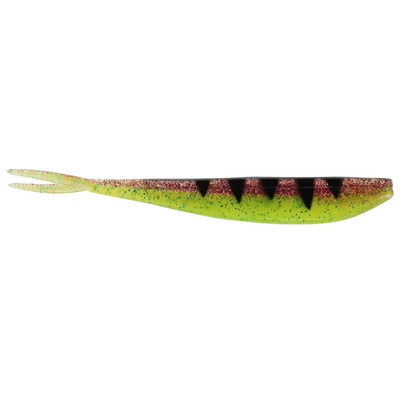 Big Bite Baits Painted Slim Minnow Soft Bait Exclusive Color - Pimpin' Perch