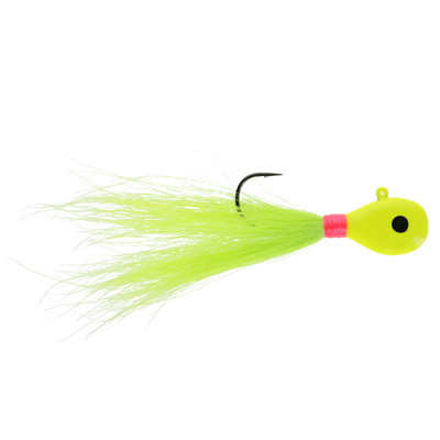 Tite Line Walleye Reef Hair Jig Chartreuse Killer