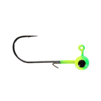 Head Hunter Tungsten Jig Heads - Size 2 Hook Chartreuse-Fluorescent Green