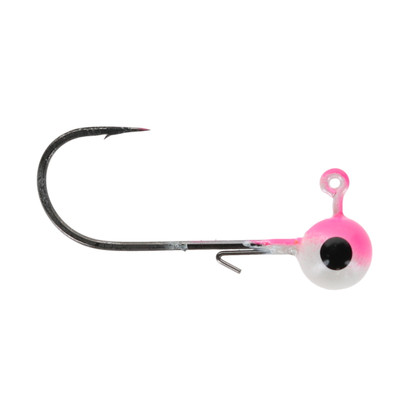 Head Hunter Tungsten Jig Heads - Size 1 Hook - Pink-White