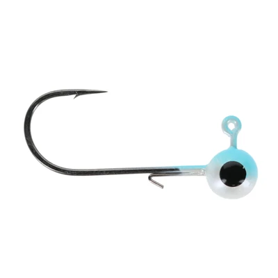 Head Hunter Tungsten Jig Heads - Size 1 Hook - Blue-White