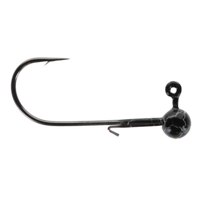 Head Hunter Tungsten Jig Heads - Size 1/0 Hook Crackle White
