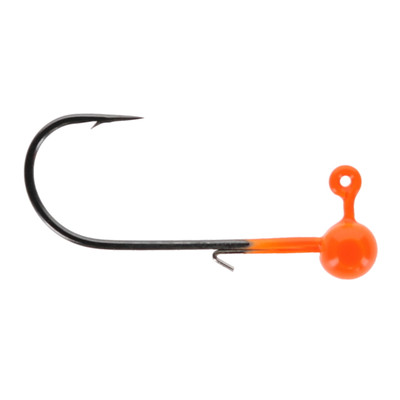 Head Hunter Tungsten Jig Heads - Size 1/0 Hook Fluorescent Orange