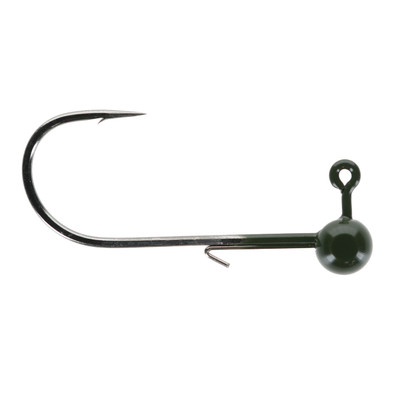 Head Hunter Tungsten Jig Heads - Size 1/0 Hook Olive