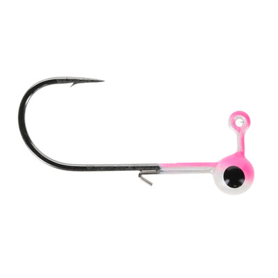 Head Hunter Tungsten Jig Heads - Size 1/0 Hook Pink-White