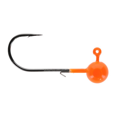 Head Hunter Tungsten Jig Heads - Size 3/0 Hook Fluorescent Orange