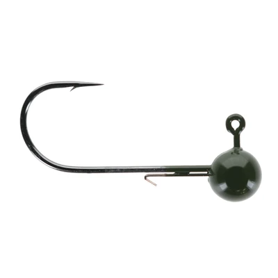 Head Hunter Tungsten Jig Heads - Size 3/0 Hook - Olive