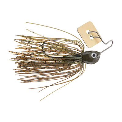 Pulse Fish Side Piece Bladed Jig Green Pumpkin