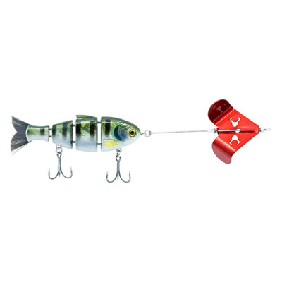 Bucca Brand Buzzing Baby Bull Shad Topwater Bait Bluegill Red