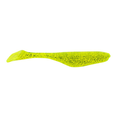Saltwater Assassin Sea Shad Swimbait Chartreuse - Silver Glitter