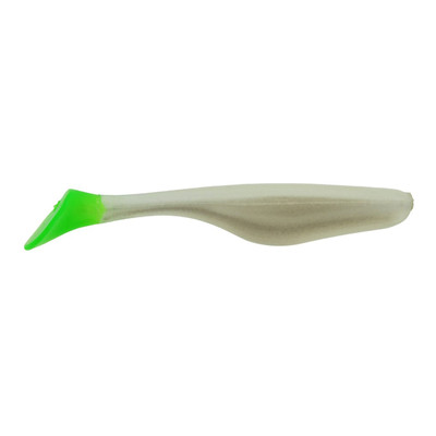 Saltwater Assassin Sea Shad Swimbait Pearl - Chartreuse Tail