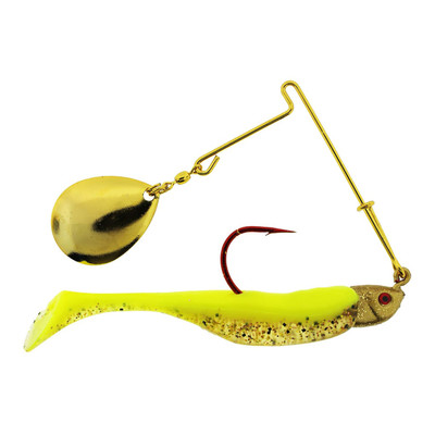 Saltwater Assassin Red Daddy Spinner Space Guppy