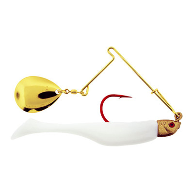 Saltwater Assassin Red Daddy Spinner White