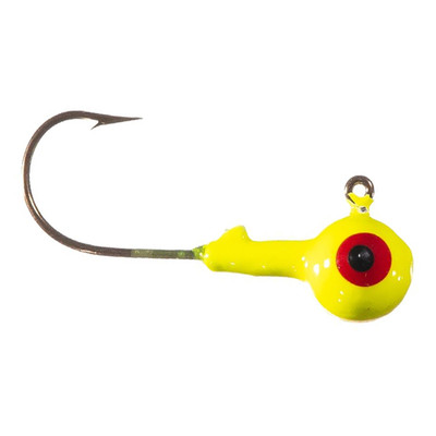 Arkie Double Eye Jig Head Chartreuse