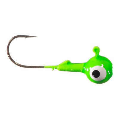 Arkie Double Eye Jig Head Lime