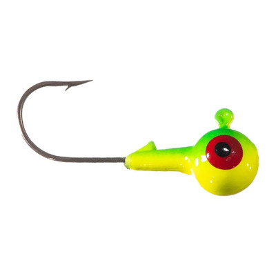 Arkie Double Eye Jig Head Lime-Chartreuse