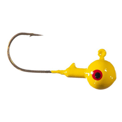 Arkie Double Eye Jig Head Yellow