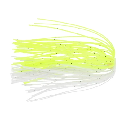 Warrior Baits E-Z Change Skirts - Chartreuse-White