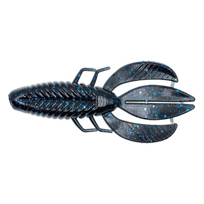 Warrior Baits Quiver Craw - Black-Blue