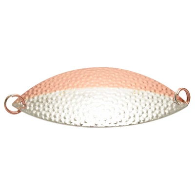 Lake Clear Wabbler Spoon - Silver - Copper Nu-Wrinkle