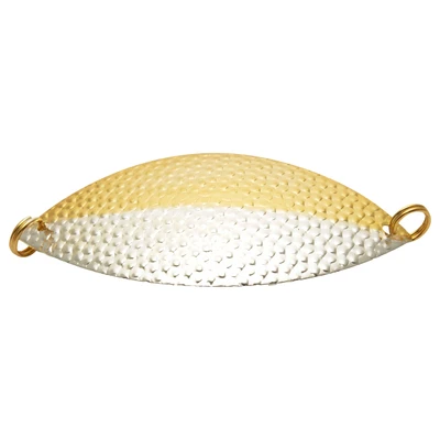 Lake Clear Wabbler Spoon - Silver - Gold Nu-Wrinkle