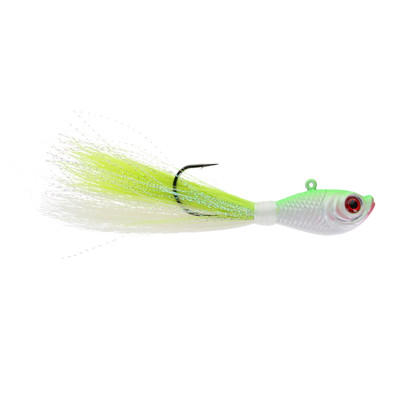 Head Hunter Bucktail Jig Green Shadow